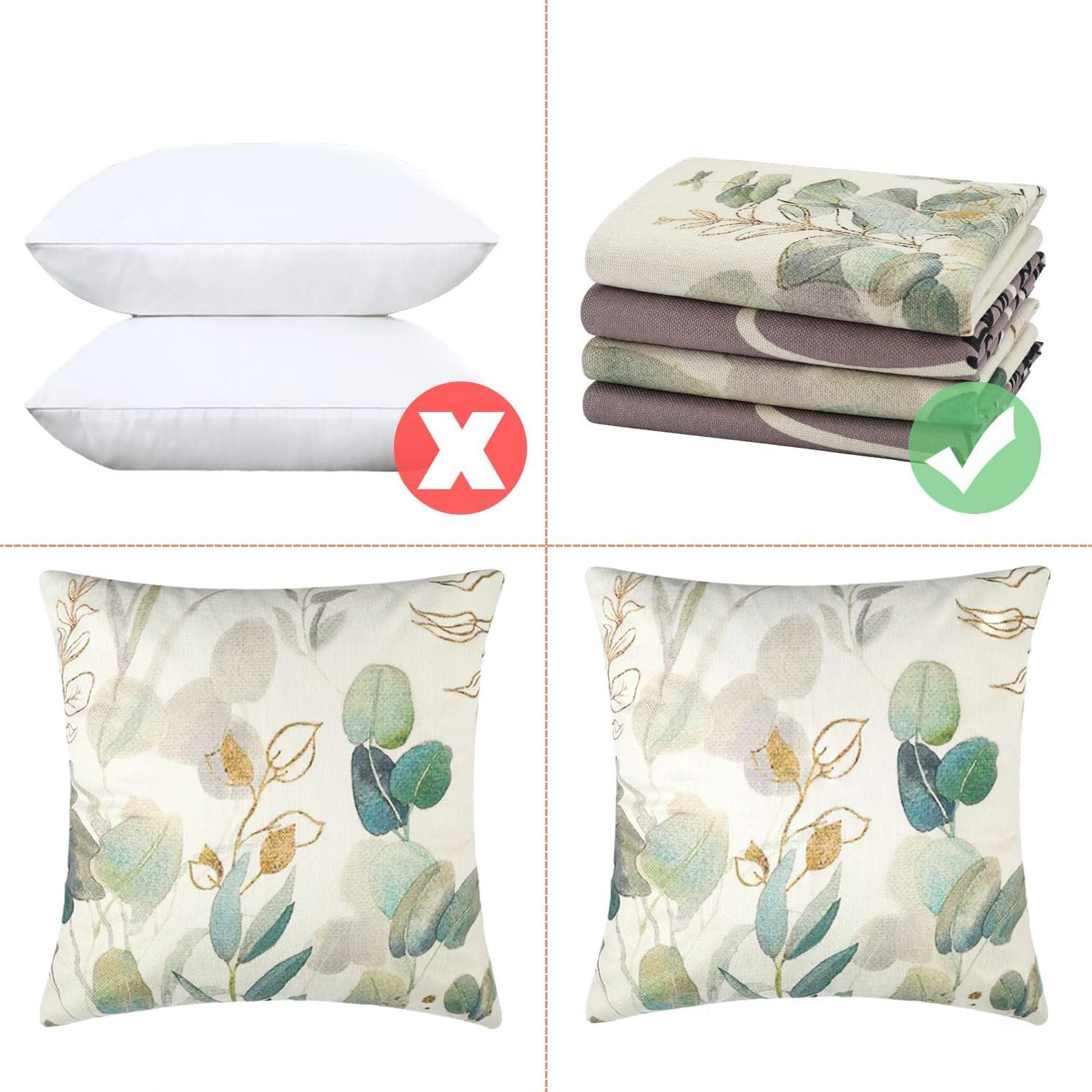 クッションカバー4枚 Amazon.co.jp: クッションカバー 60x60cm 4枚セット